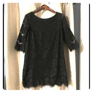 Zara Black Lace Dress